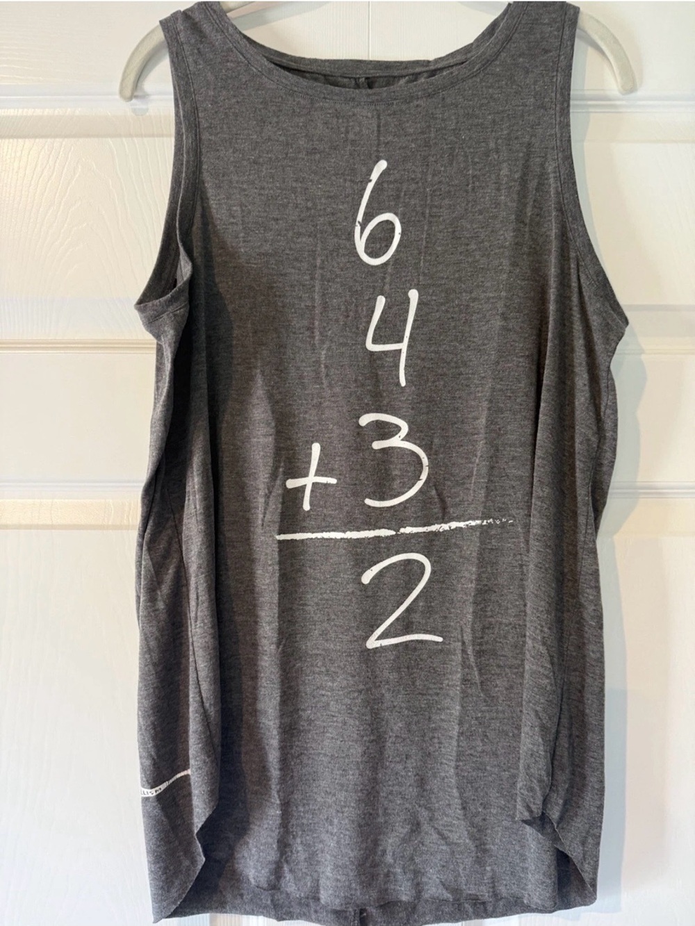 Baseballism Baseball Tank Women's Gray Graphic Sleeveless Tank Double Play